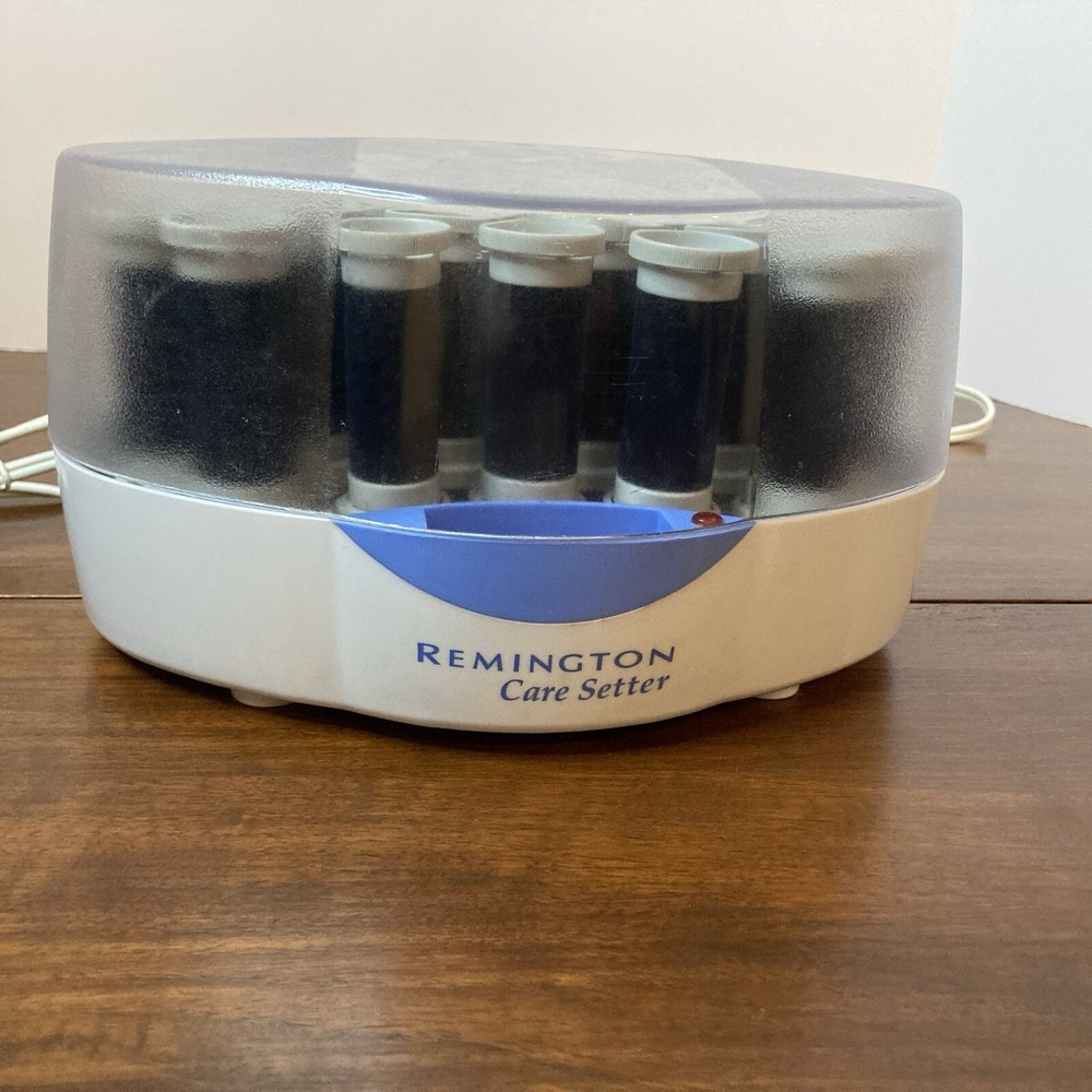 Remington Care Setter KF 201 **No Clips** Iconic Blue Velvet Hot Rollers Tested